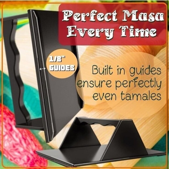 New 2 Pack Tamales Masa Spreaders w/Easy Grip Ergonomic Handle for Faster Better - Picture 2 of 9